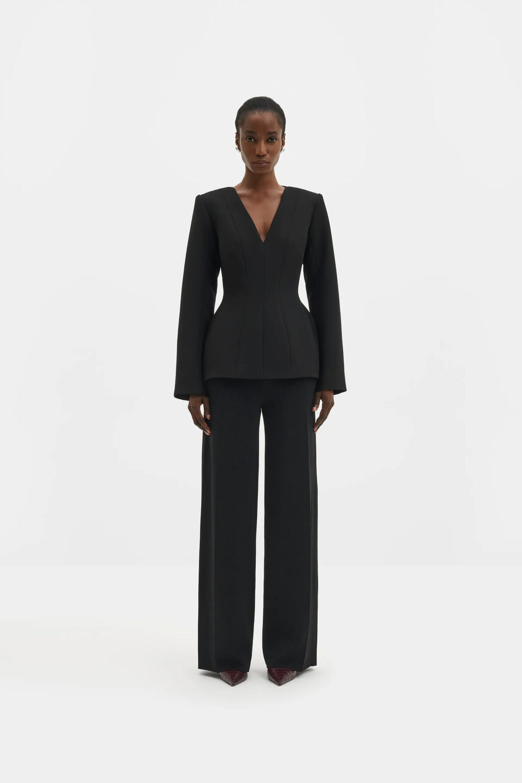Malina Ninni Cut-Out Shoulder Hourglass Top