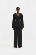 Malina Ninni Cut-Out Shoulder Hourglass Top