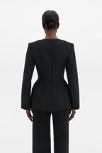 Malina Ninni Cut-Out Shoulder Hourglass Top