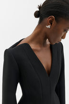 Malina Ninni Cut-Out Shoulder Hourglass Top
