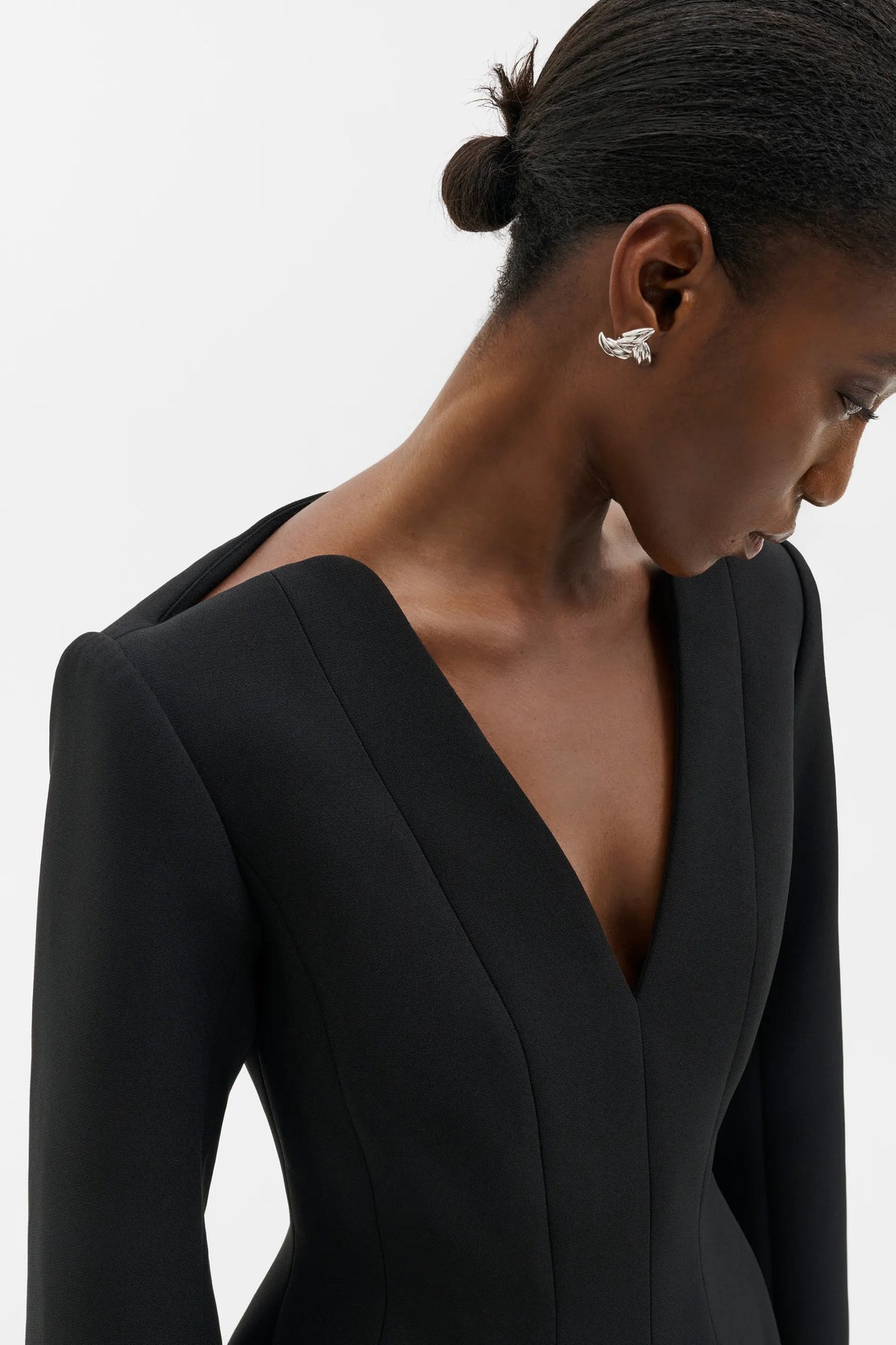 Malina Ninni Cut-Out Shoulder Hourglass Top