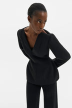 Malina Ninni Cut-Out Shoulder Hourglass Top