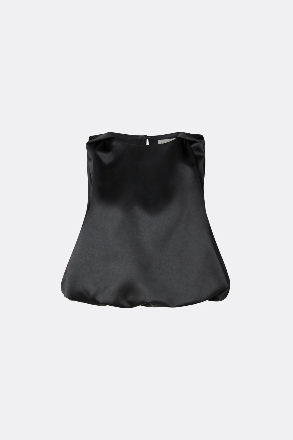 Malina Valentina Knotted Shoulder Satin Top