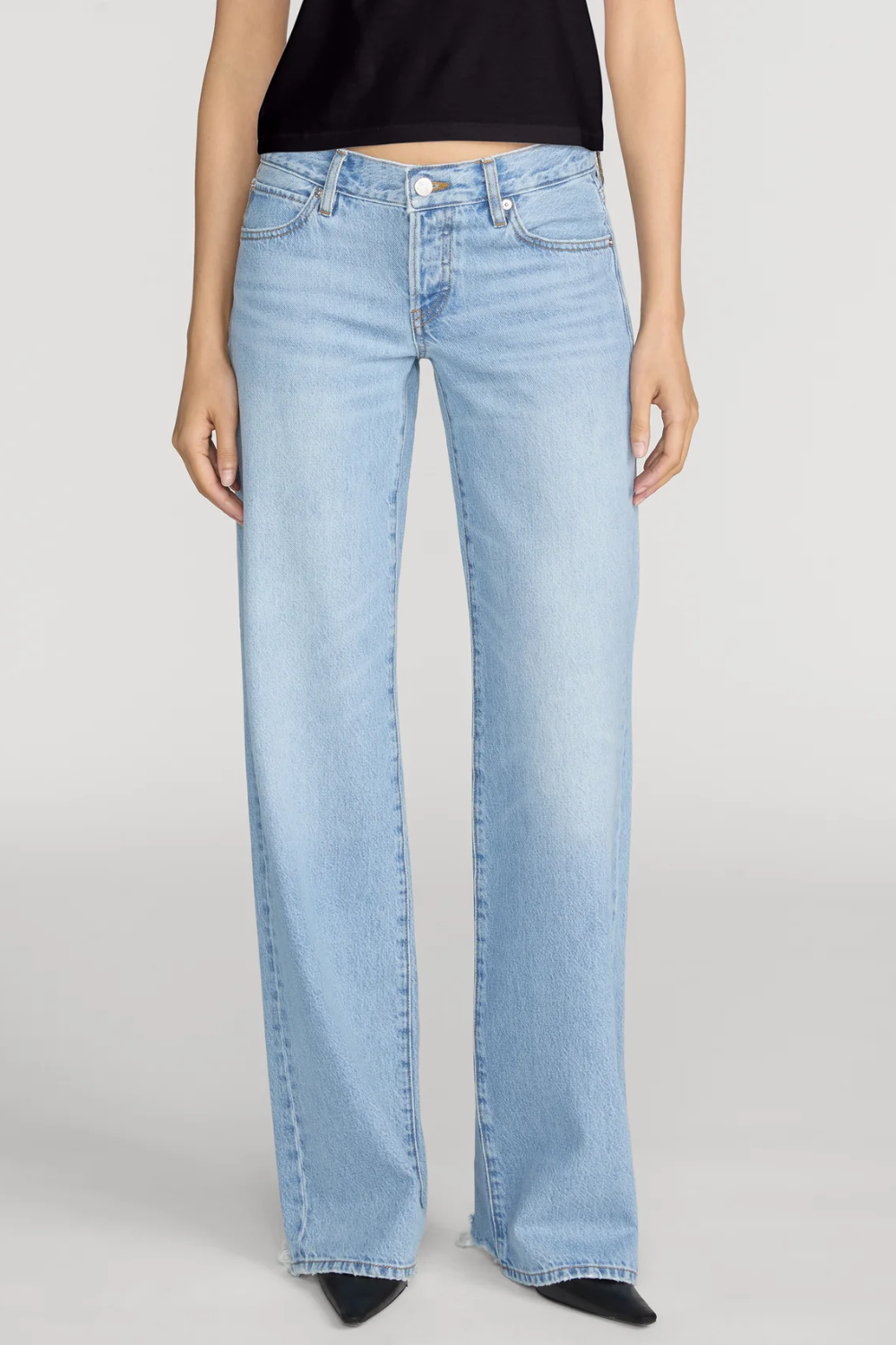 The Pixie Gray in Dodger Offset Hem