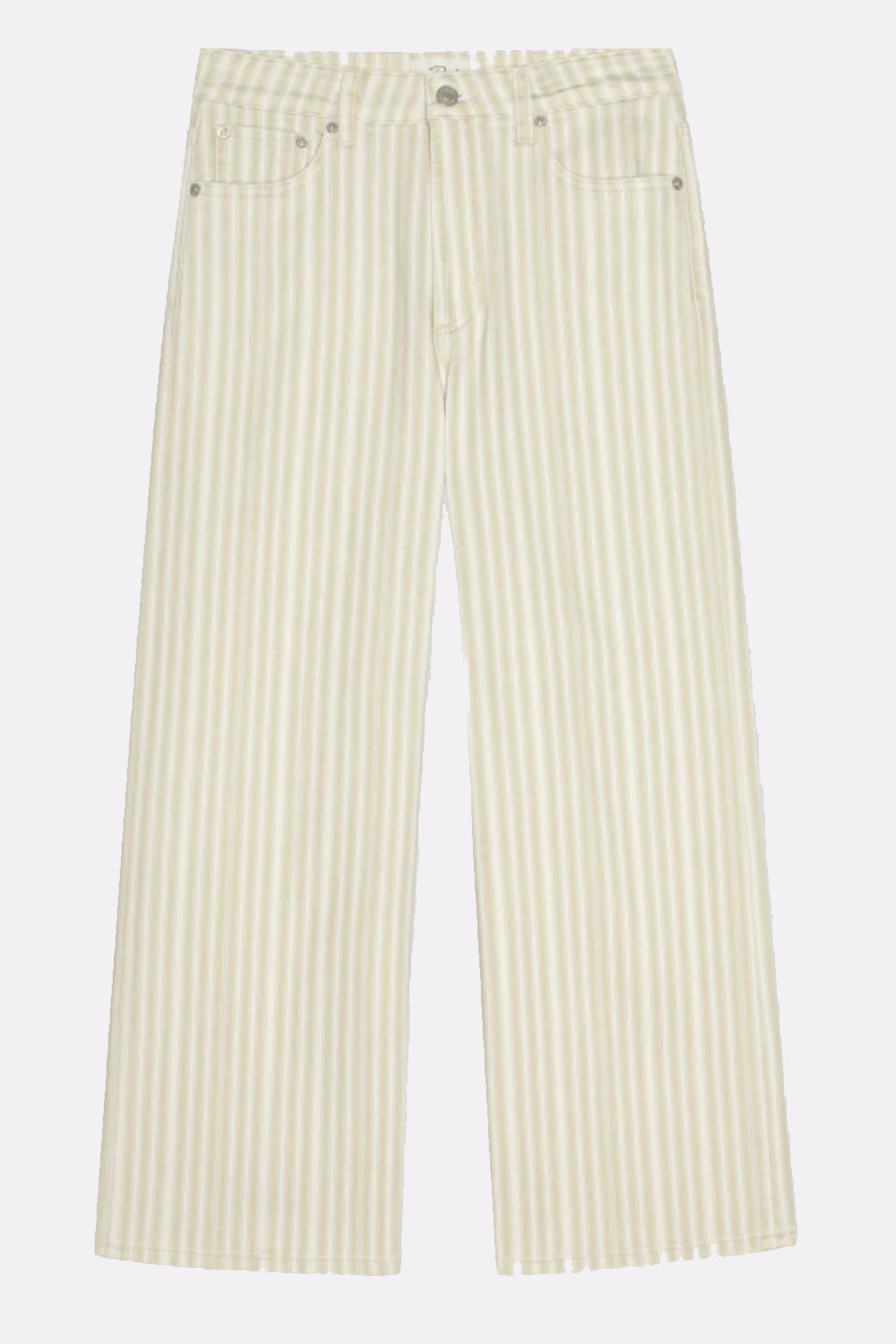 Rails The Getty High Rise Cropped Wide Leg in Malibu Stripe