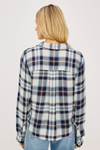 Malin Shirt in Ecru Midnight