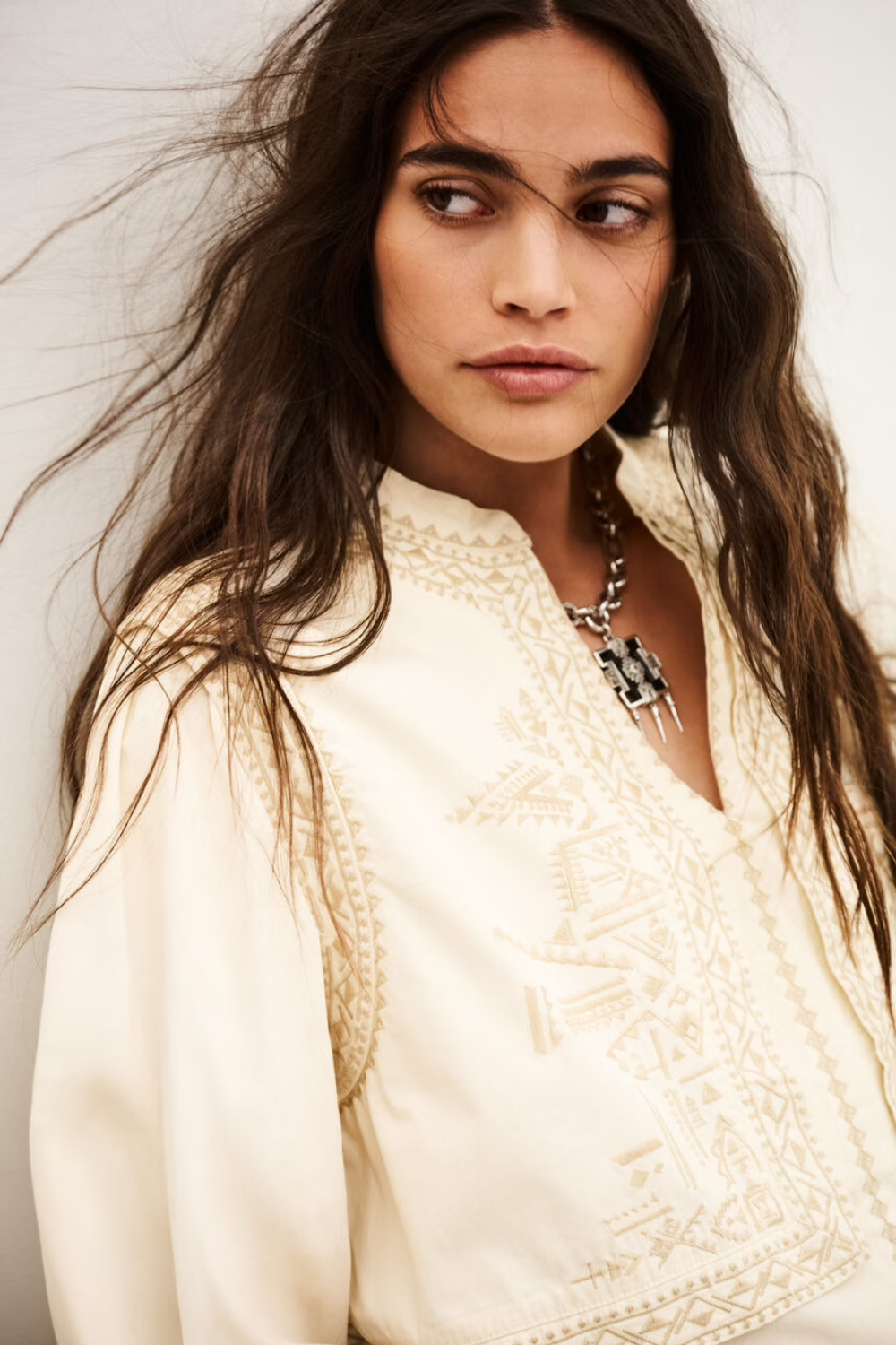 Laura Blouse in Ecru