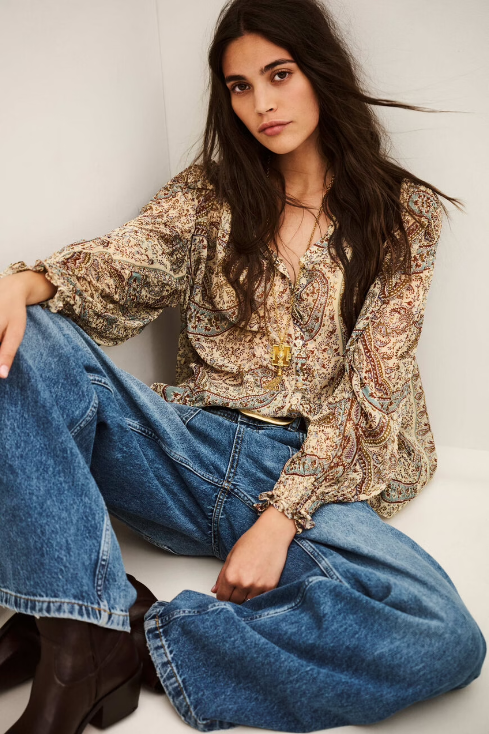Cleo Shirt in Blue