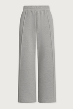 Varley The Wide Leg Pant 30 in Light Grey Marl