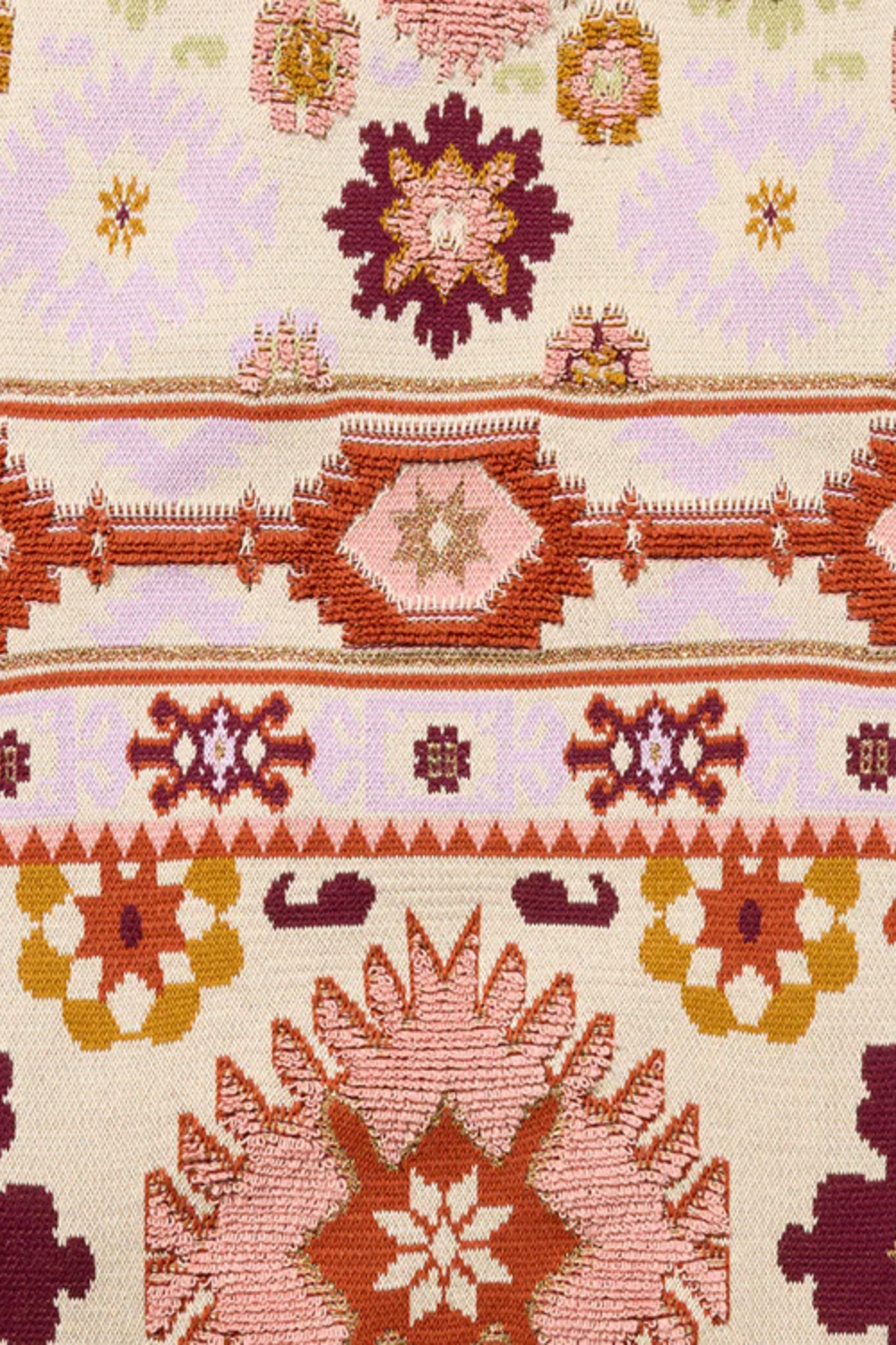 Soraya Cotton Lurex Duster in Ecru