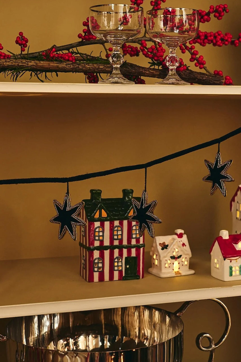 Anna + Nina Quilted Starry Night Garland