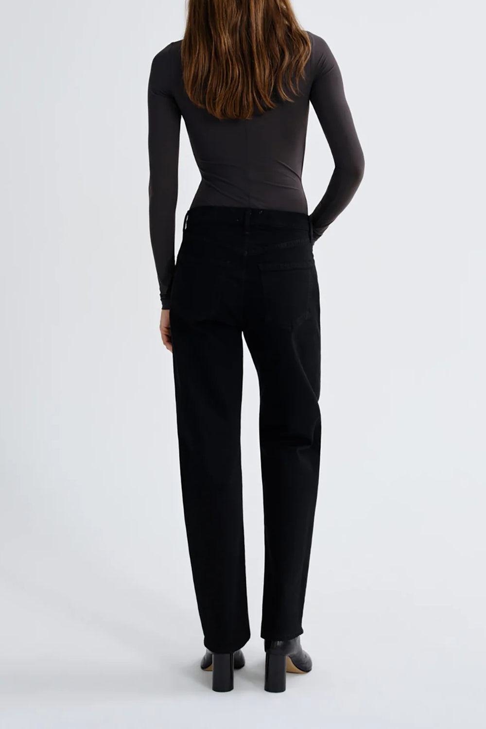 AGOLDE Lana High Rise Vintage Straight Leg Jean in Divert