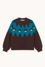 The Tiny Big Sister Mushroom Sweater in Umbra