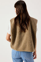 American Vintage Hoktown Gilet in Nutmeg Melange