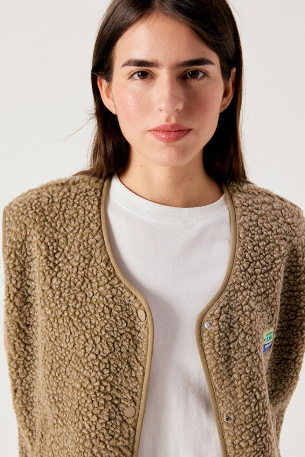 American Vintage Hoktown Jacket in Nutmeg Melange