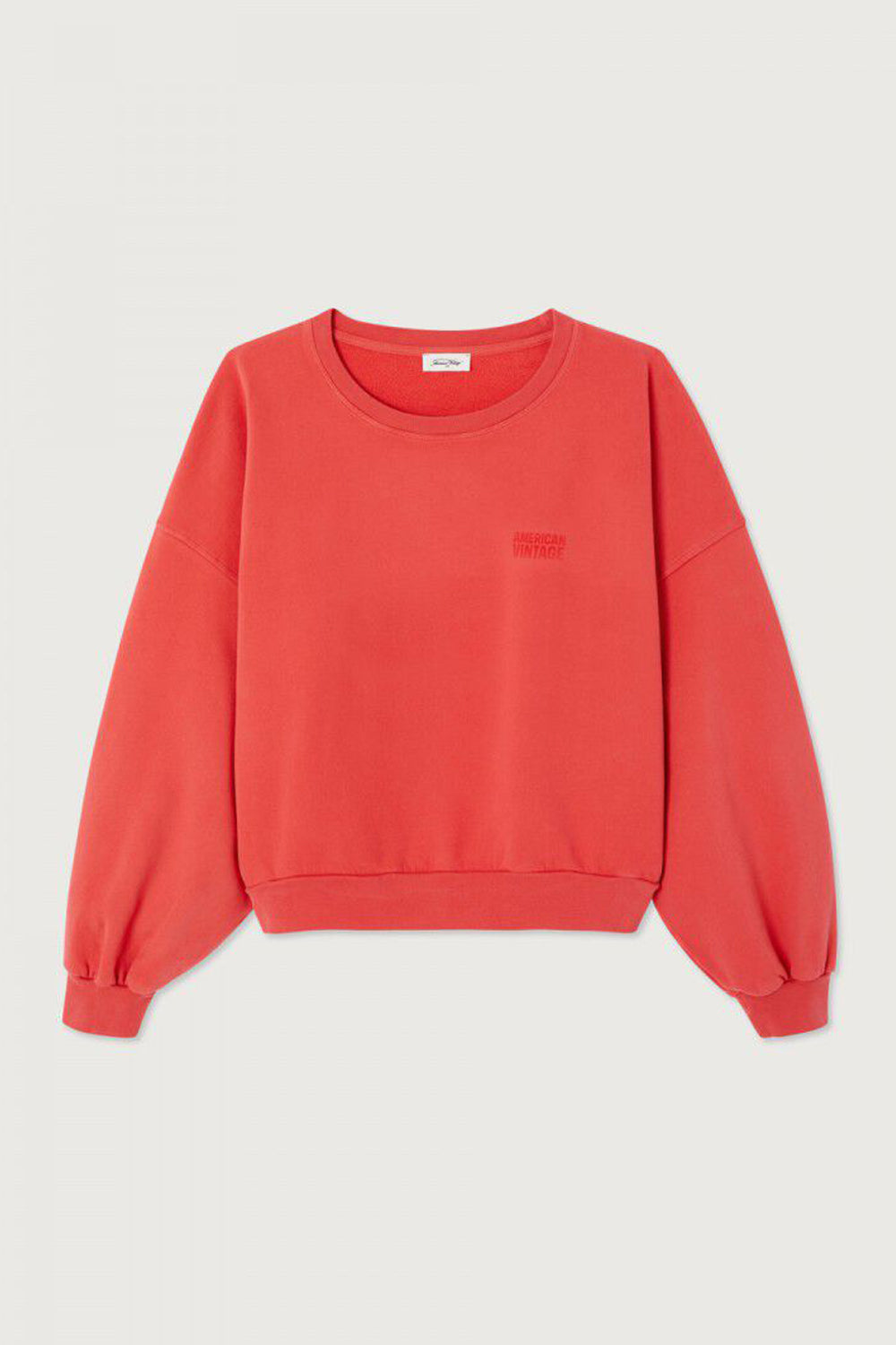 American Vintage Jitbay Sweatshirt in Vintage Vermillon