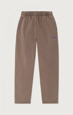 American Vintage Plizzy Joggers in Vintage Chestnut