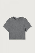 American Vintage Ypawood T Shirt in Charcoal Melange