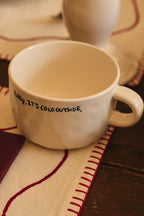 Anna + Nina Baby, It's Cold Outside Cappuccino Mug