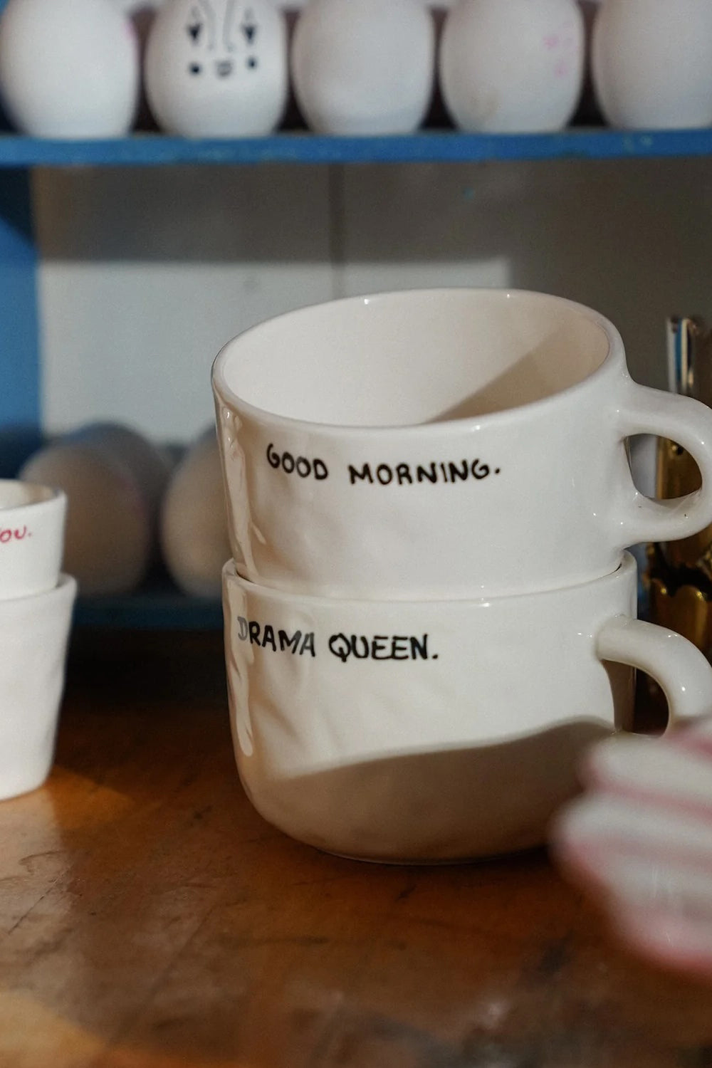 Anna + Nina Drama Queen Cappuccino Mug