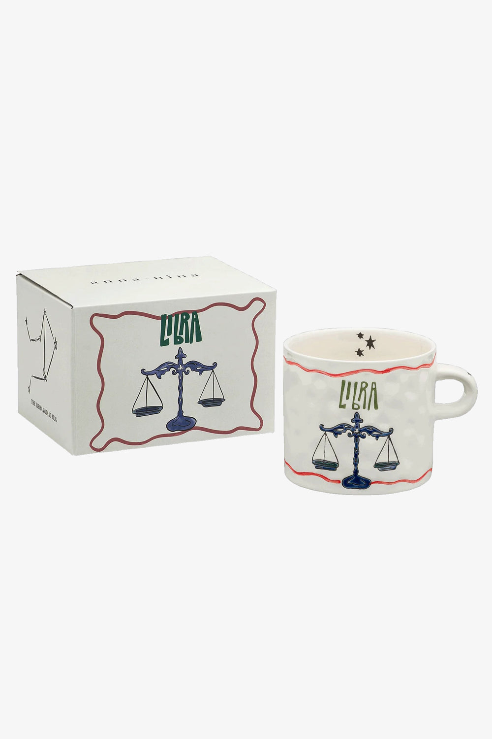Anna + Nina Zodiac Tea Mug - Libra