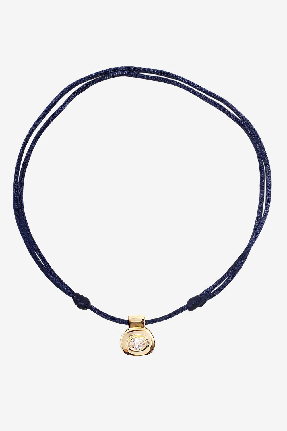 By Alona Sabine Necklace in Navy/Gold