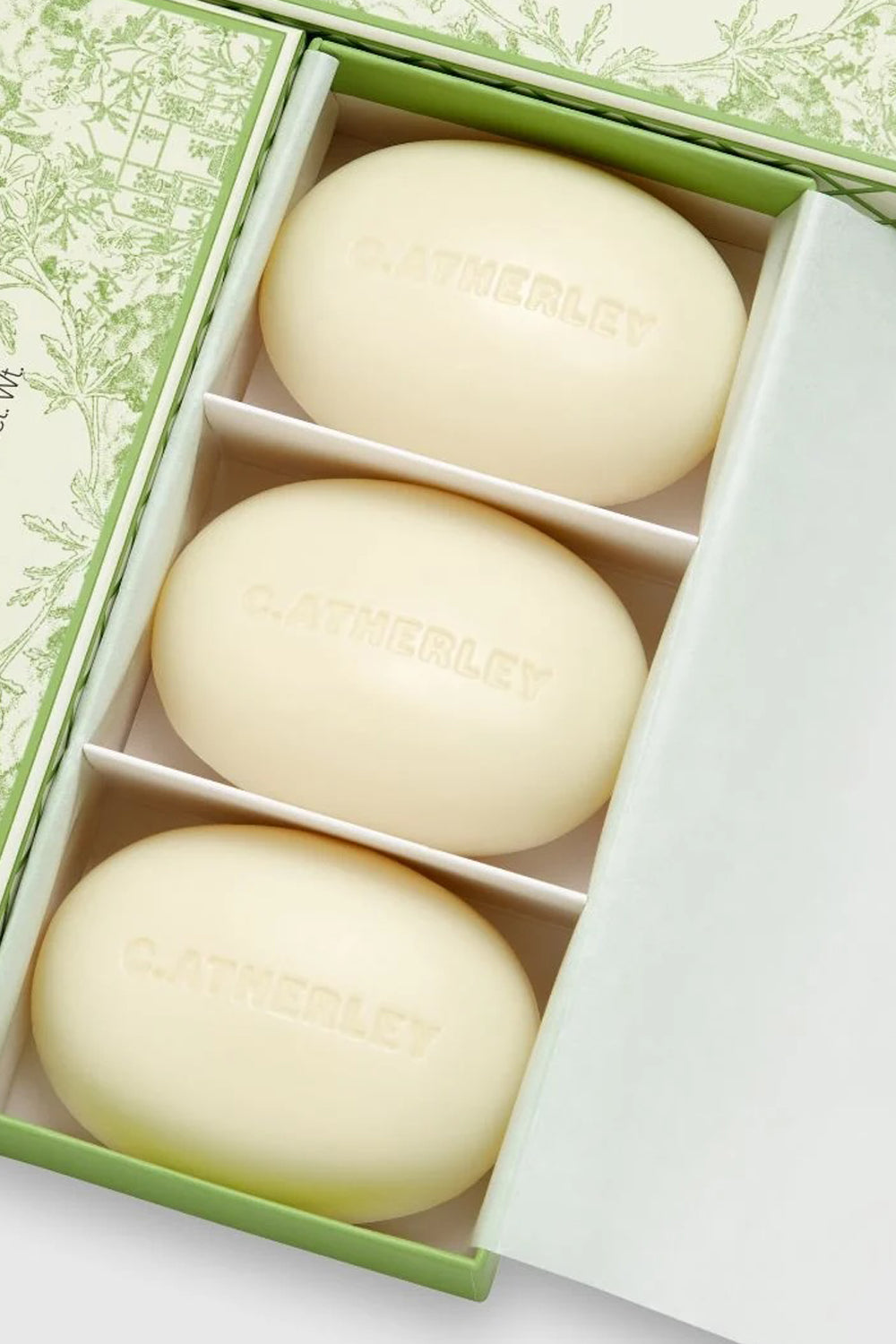 C.Atherley No.1 Soap Trio Trellis Pattern 3 x 100g