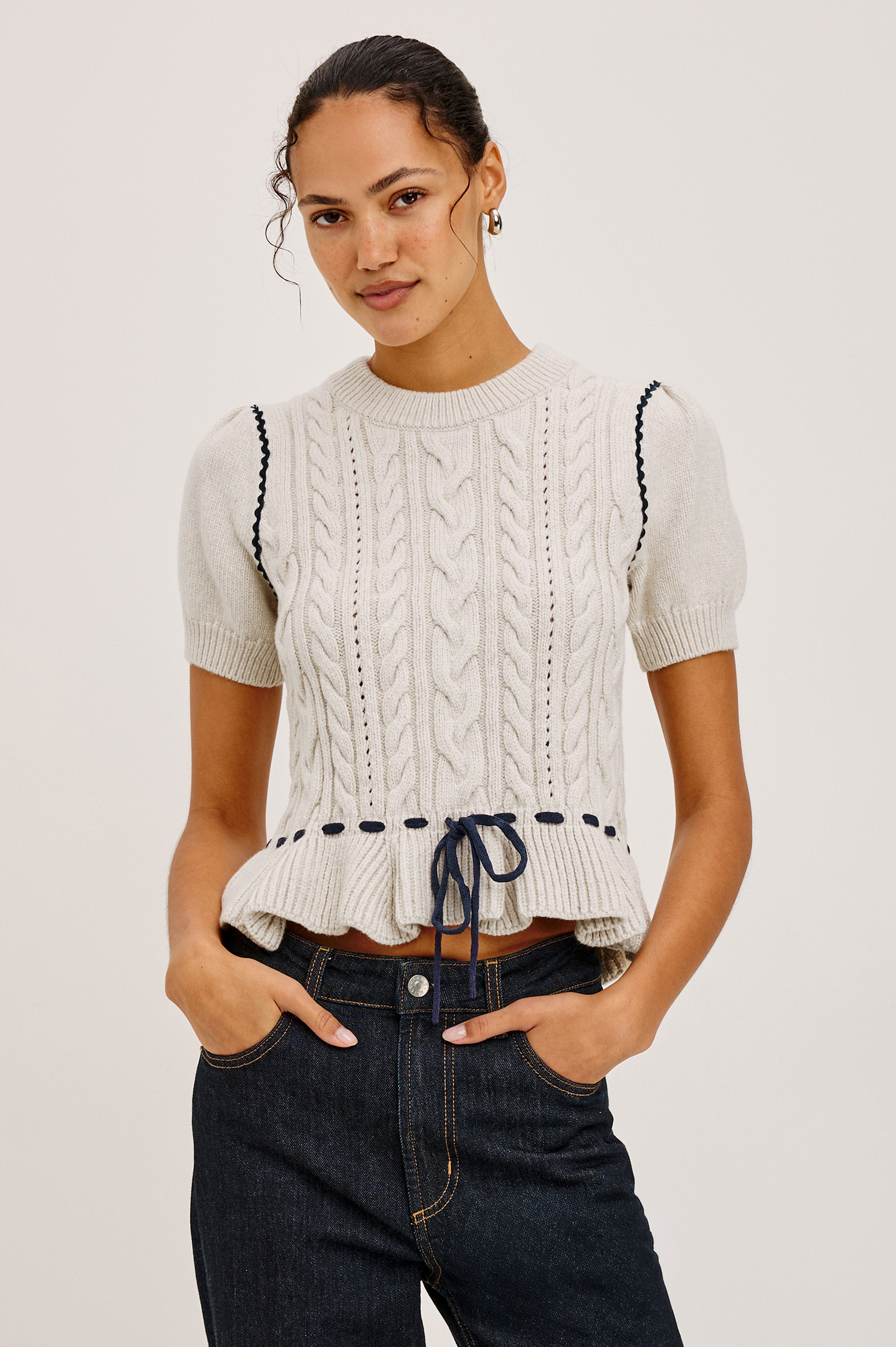 Rails Chandi Sweater in Heather Oat