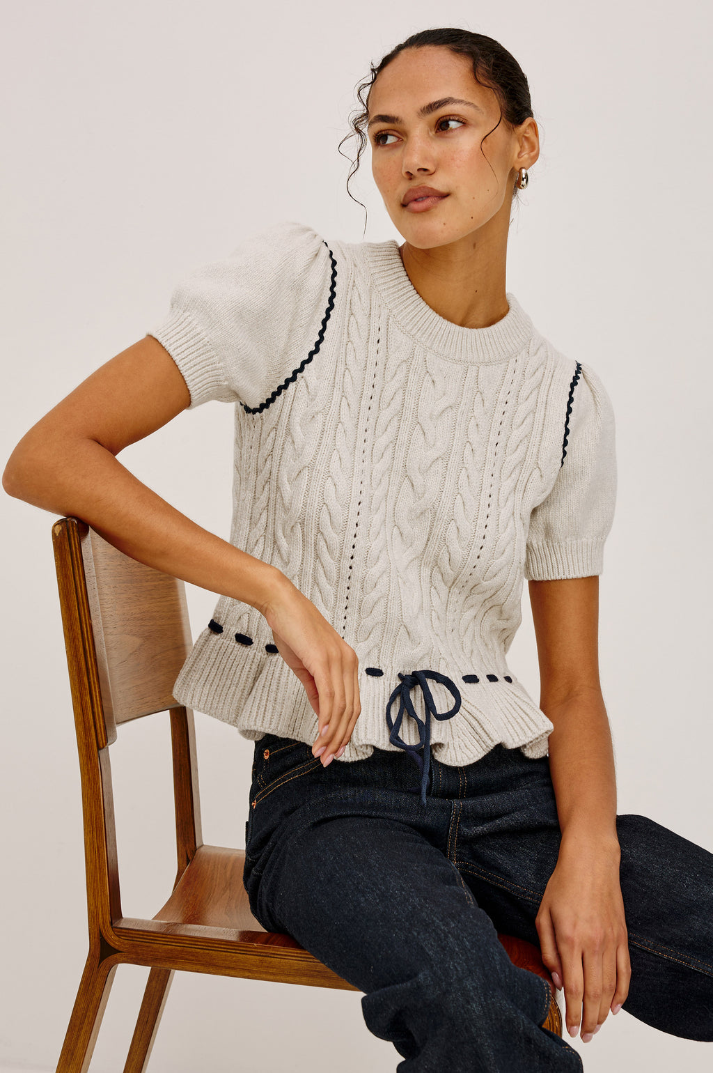 Rails Chandi Sweater in Heather Oat