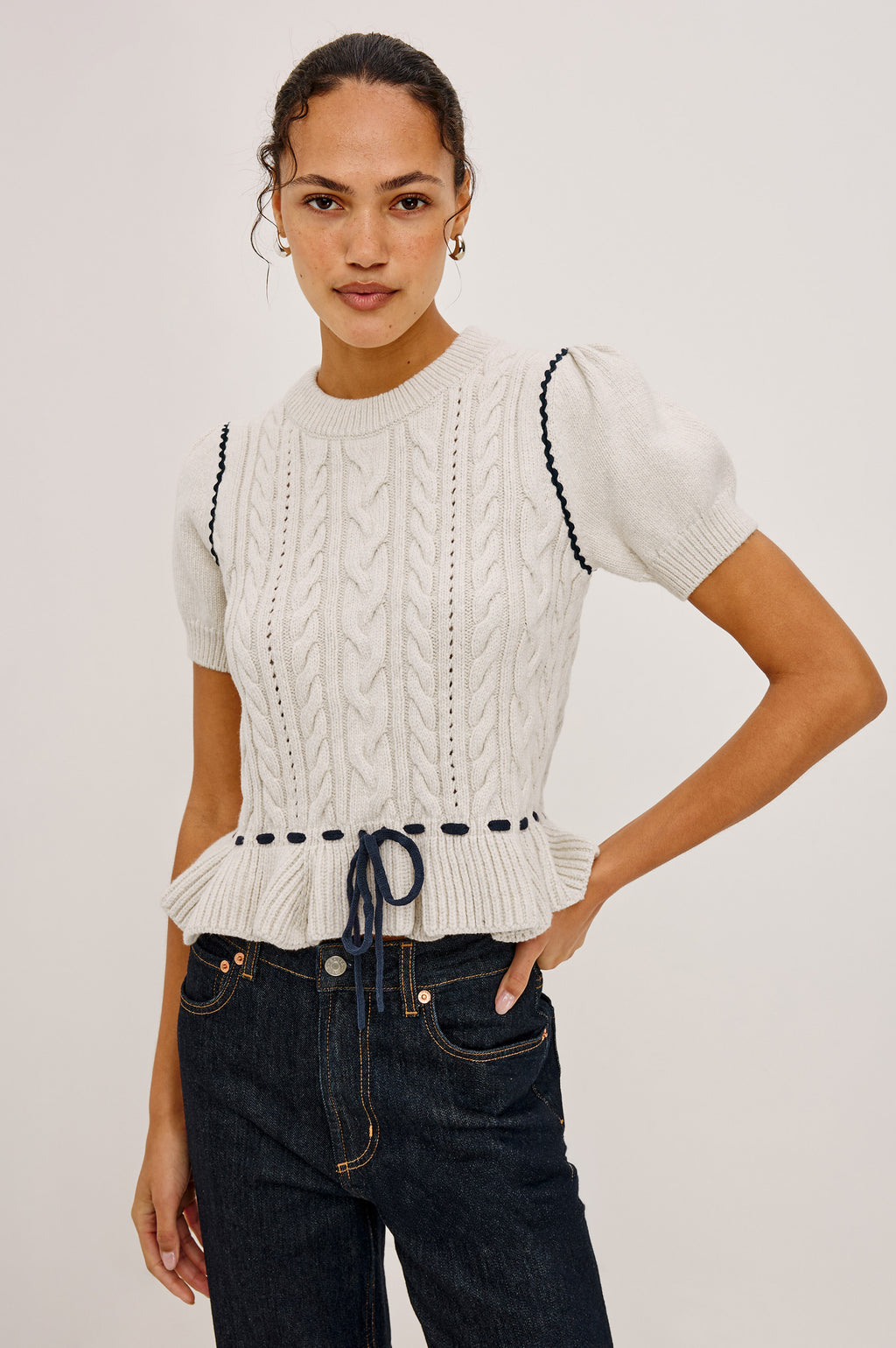 Rails Chandi Sweater in Heather Oat