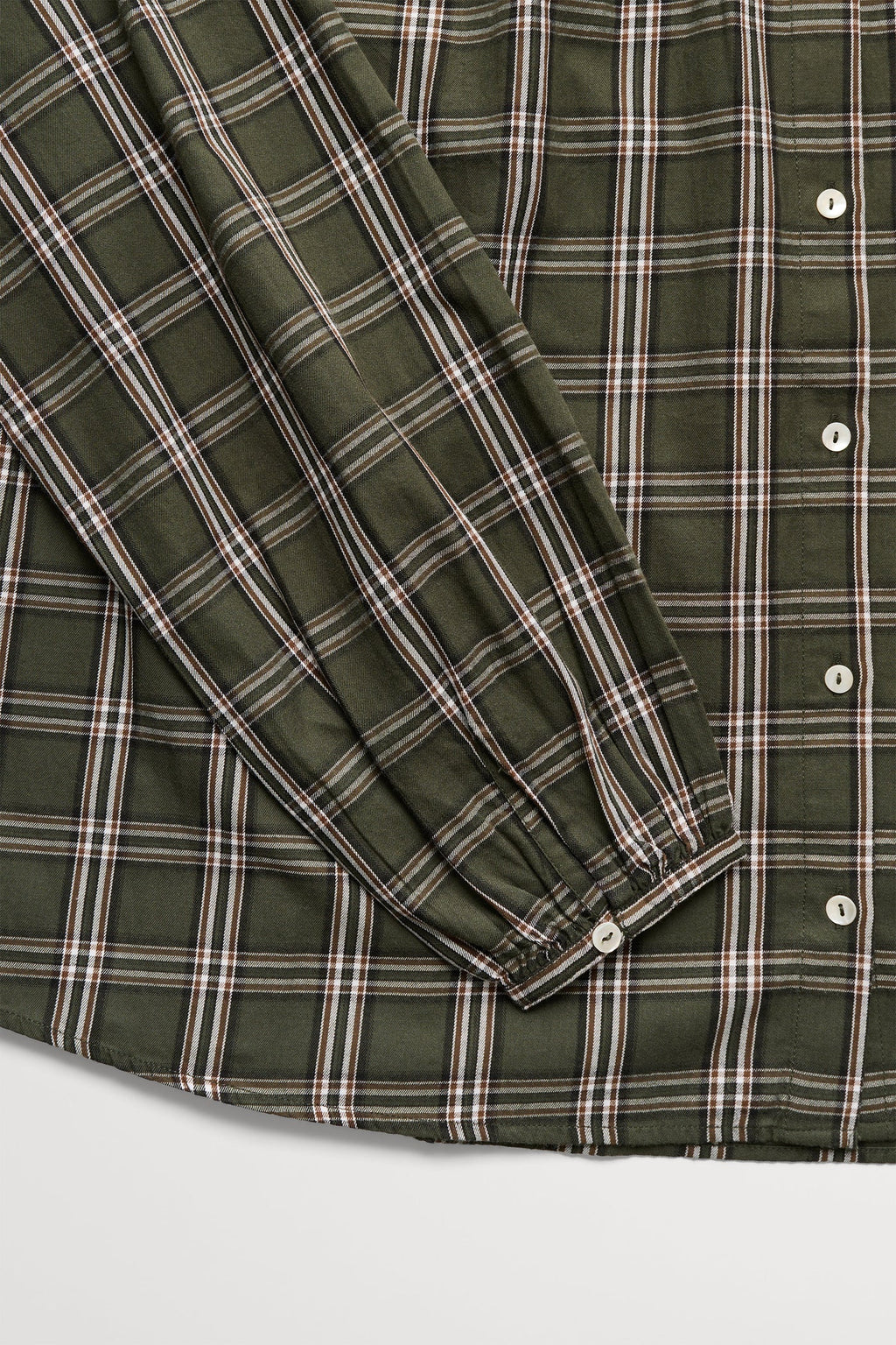 Skall Studio Cilla Shirt in Green / White Check