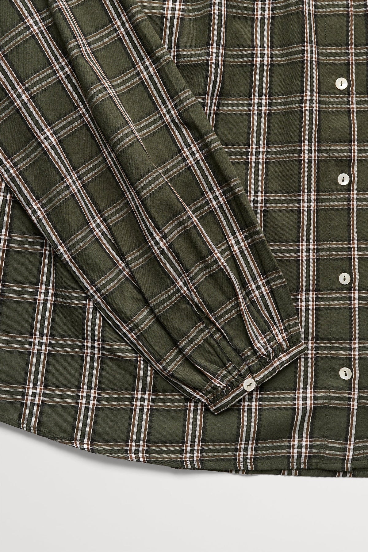 Skall Studio Cilla Shirt in Green / White Check