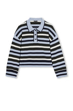 Rails Delora Sweater in Sky Forest Stripe