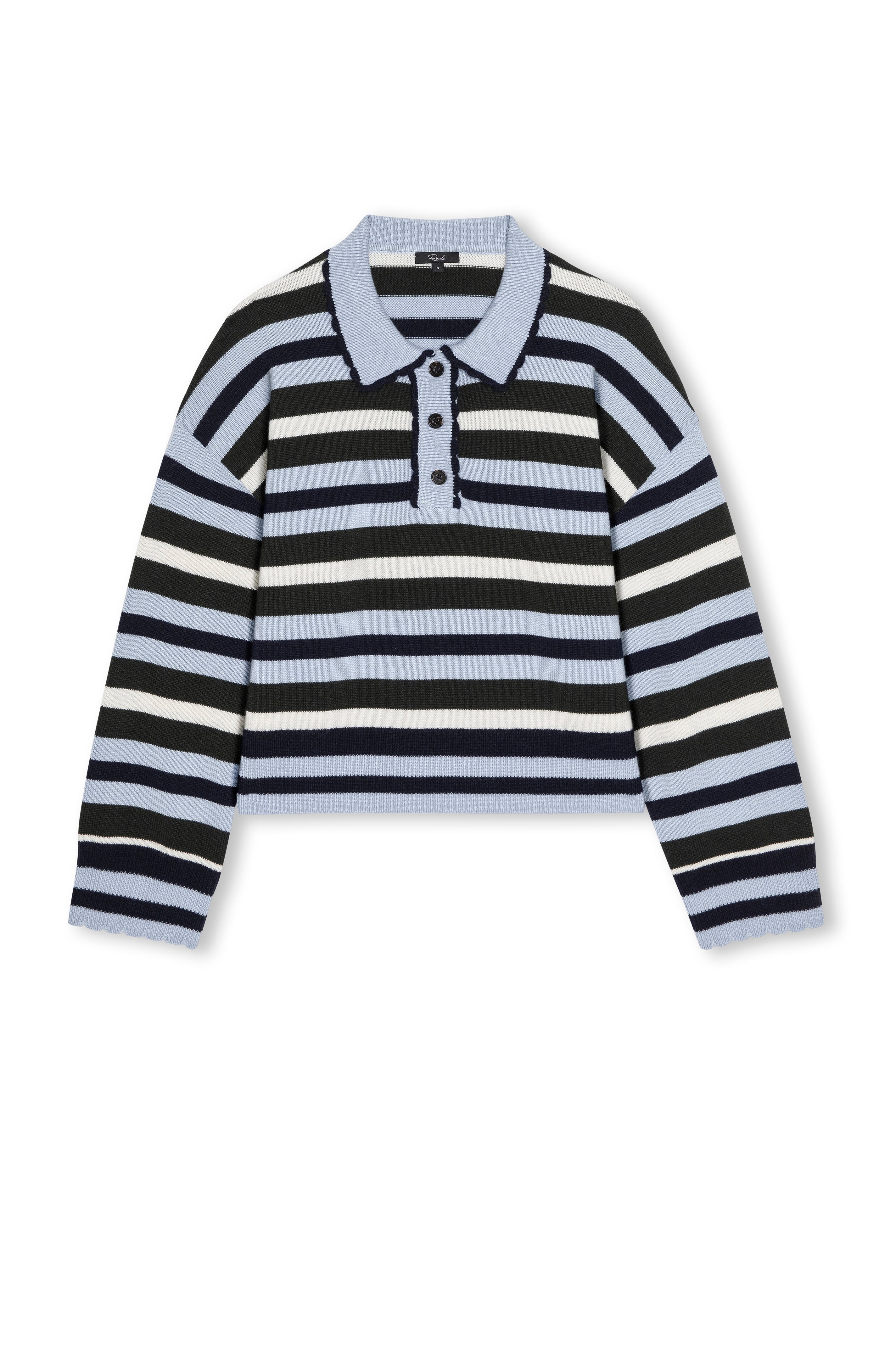 Rails Delora Sweater in Sky Forest Stripe