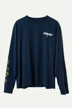 Damson Madder Antonyms Graphic Tee in Navy Long Sleeve