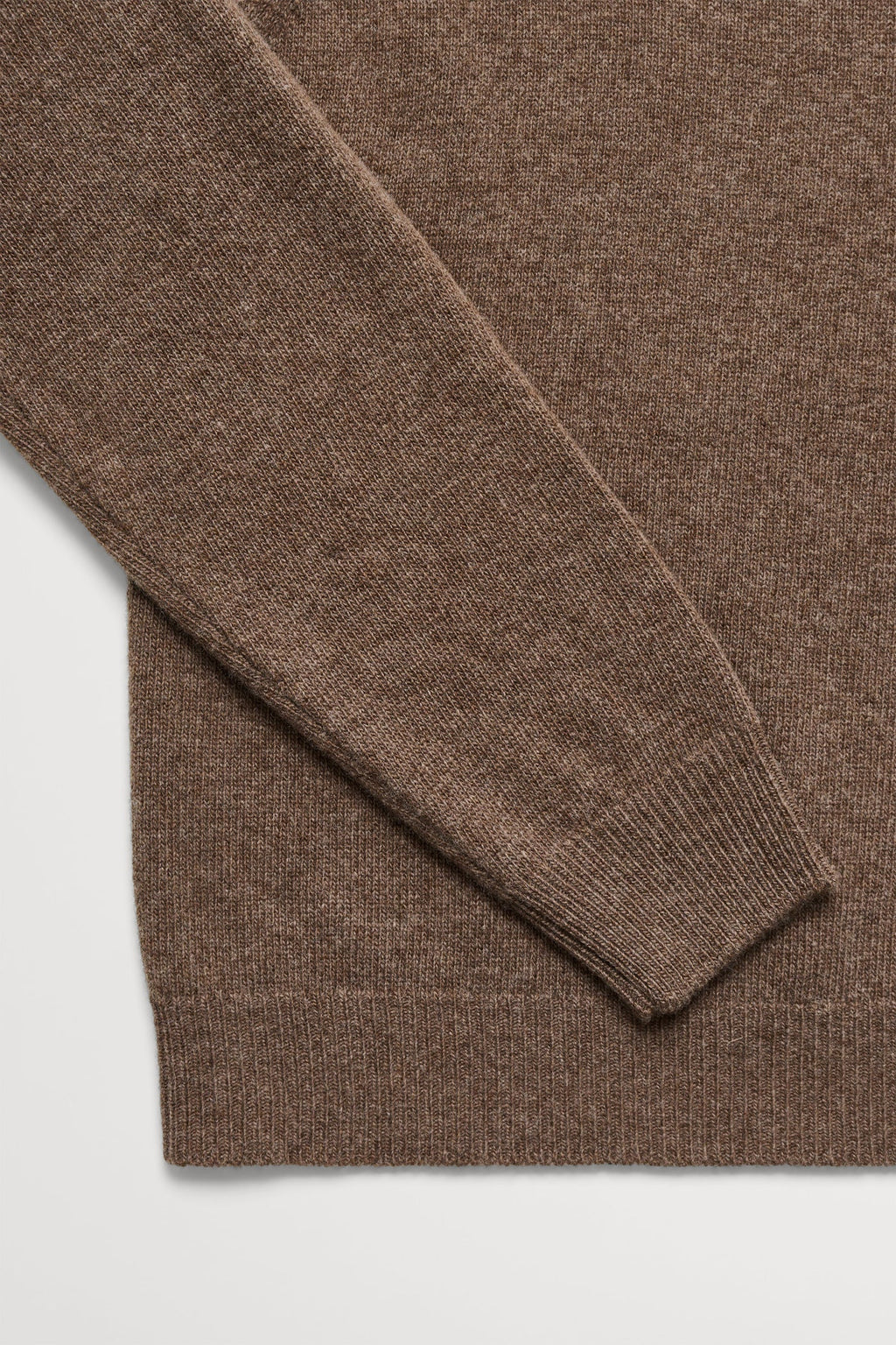 Skall Studio Drew O-Neck in Brown Melange