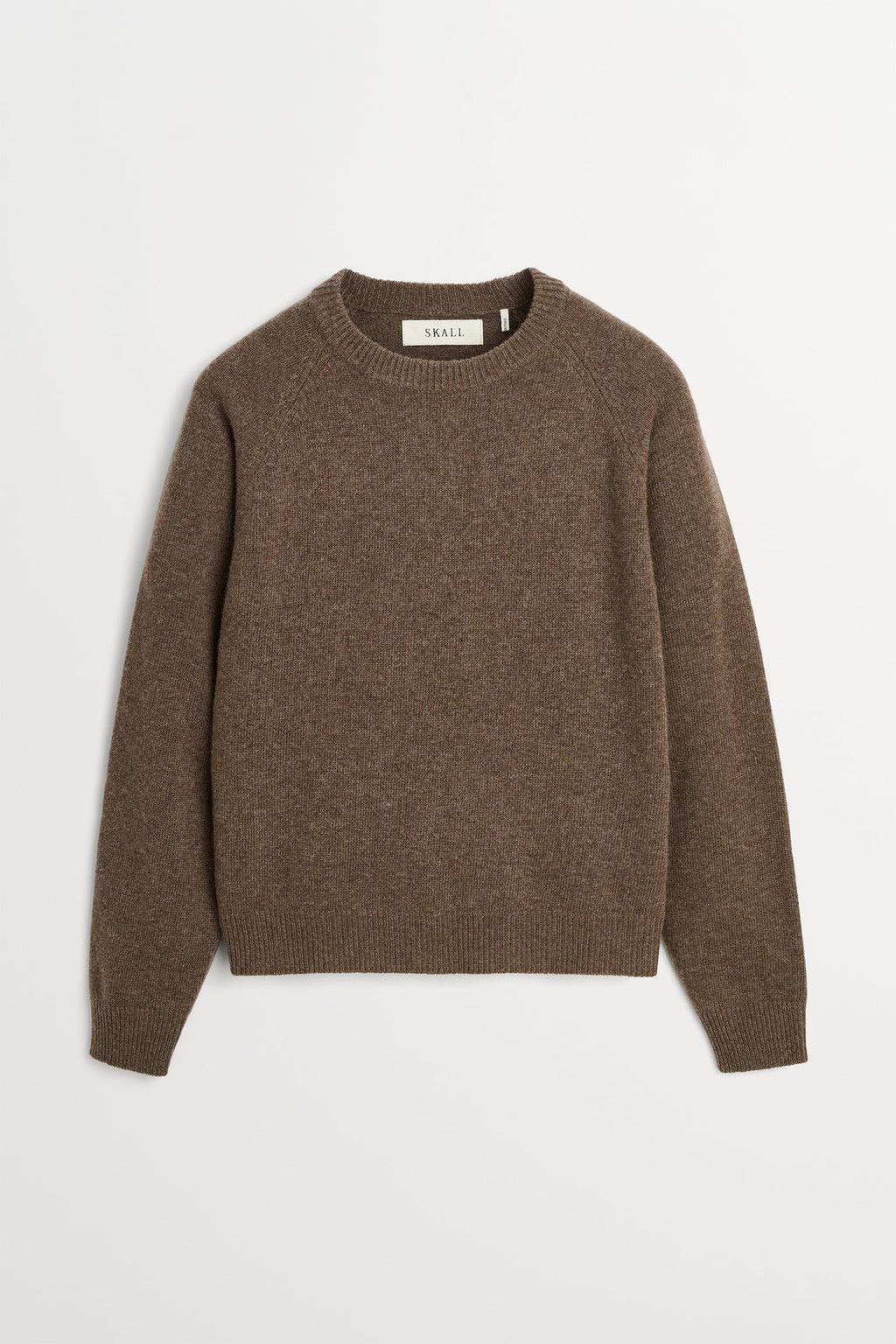 Skall Studio Drew O-Neck in Brown Melange