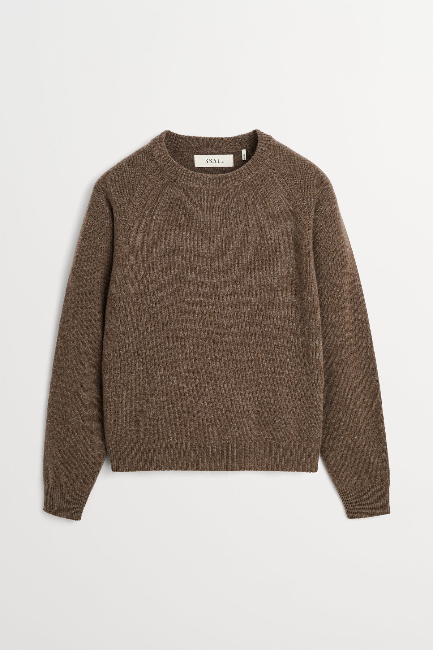 Skall Studio Drew O-Neck in Brown Melange