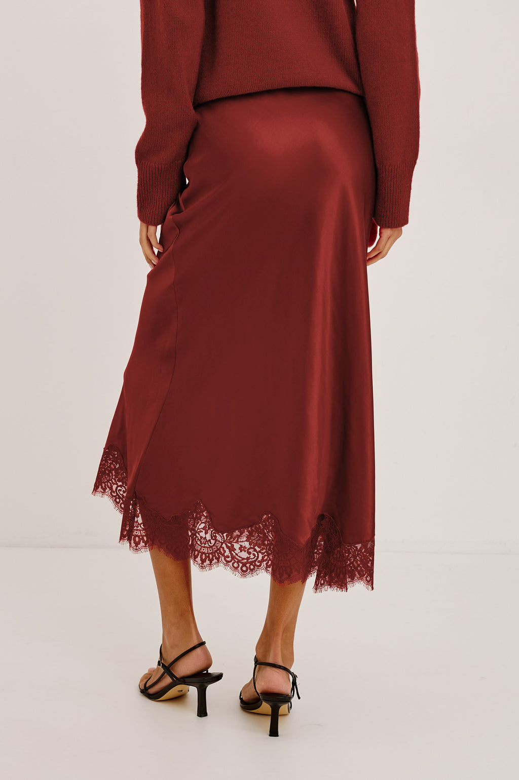 Rails Ebony Skirt in Crimson