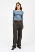 Skall Edie Blouse In Faded Blue