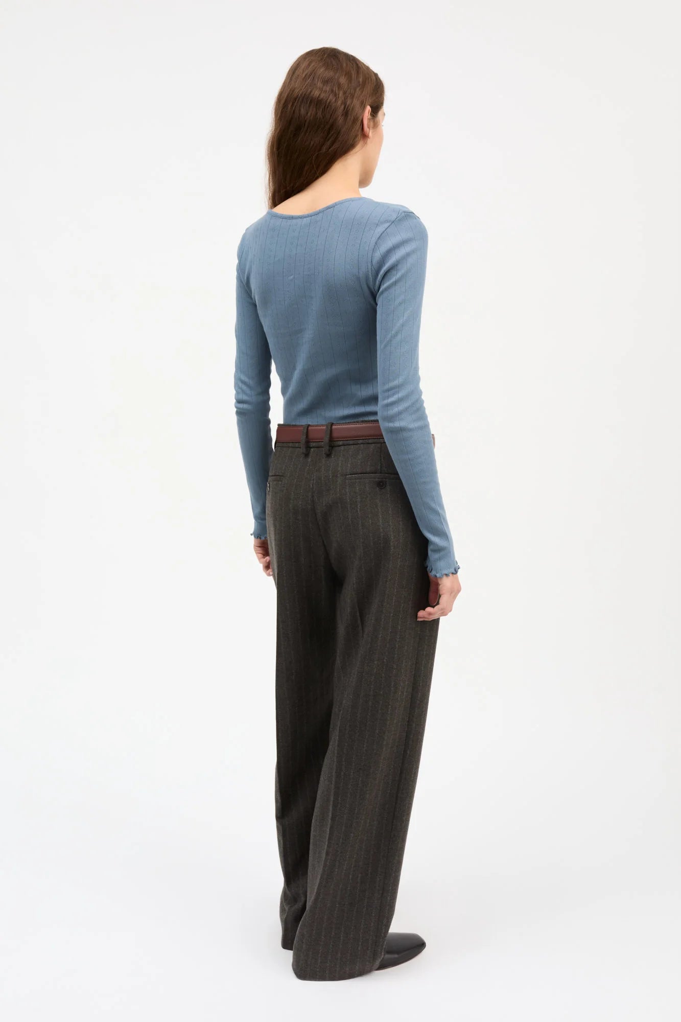 Skall Edie Blouse In Faded Blue