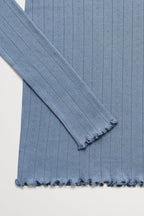 Skall Edie Blouse In Faded Blue