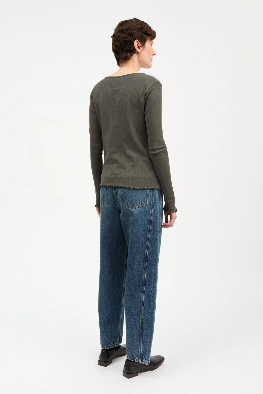 Skall Edie Cardigan in Dark Green