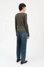 Skall Edie Cardigan in Dark Green