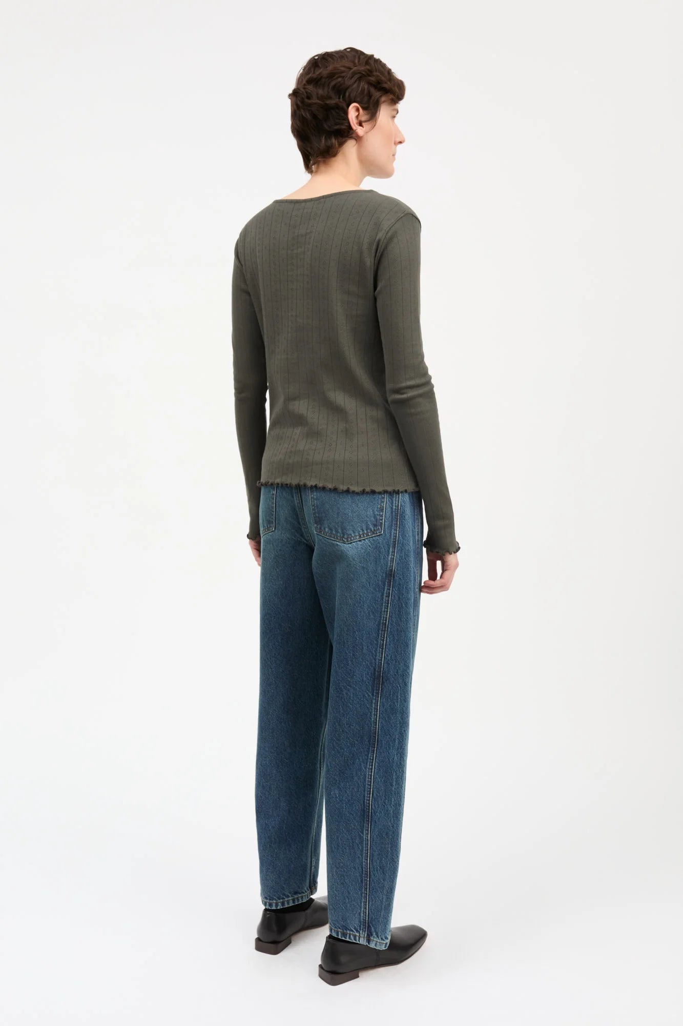Skall Edie Cardigan in Dark Green