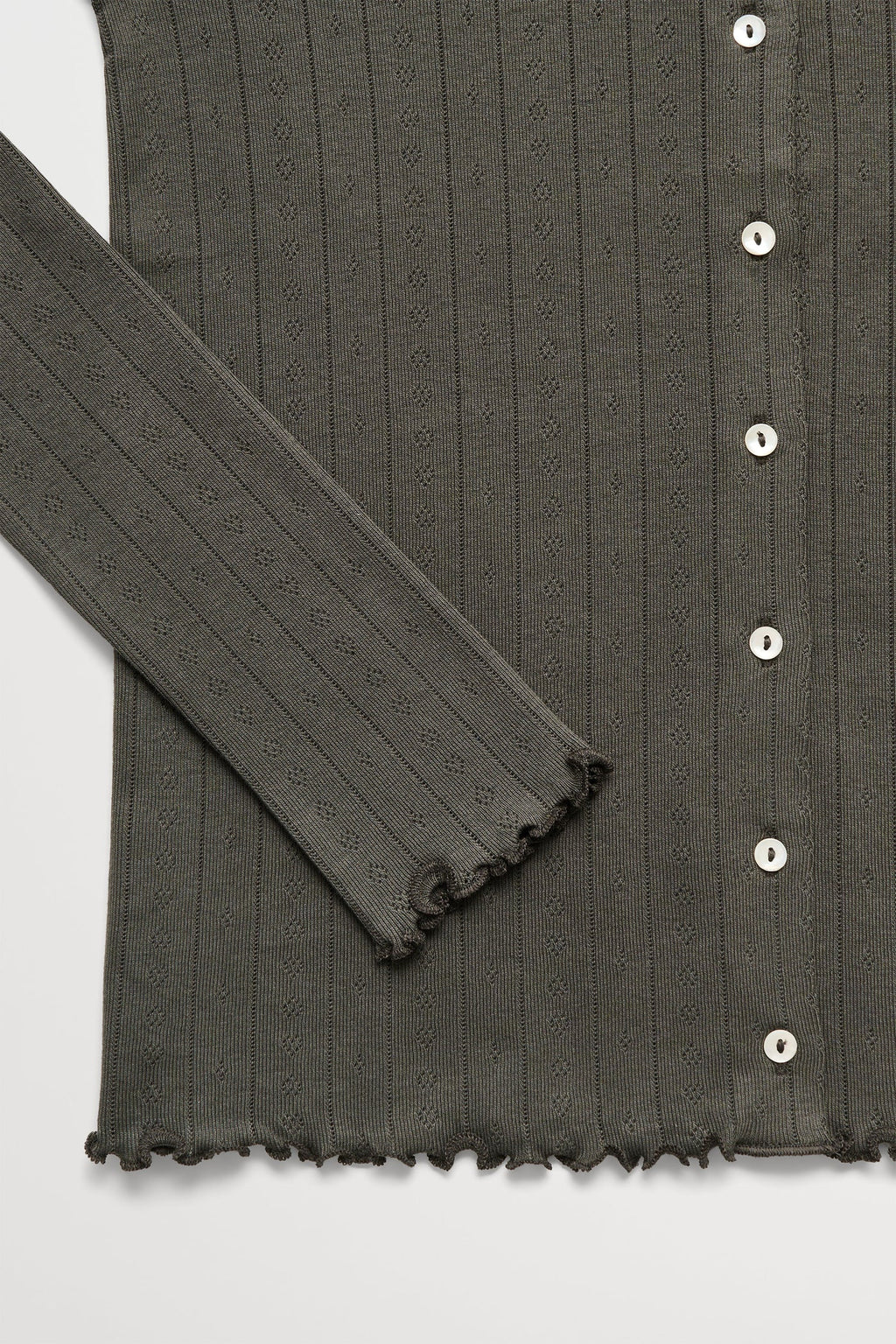 Skall Edie Cardigan in Dark Green