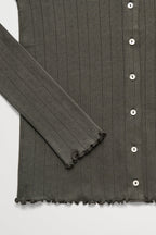 Skall Edie Cardigan in Dark Green