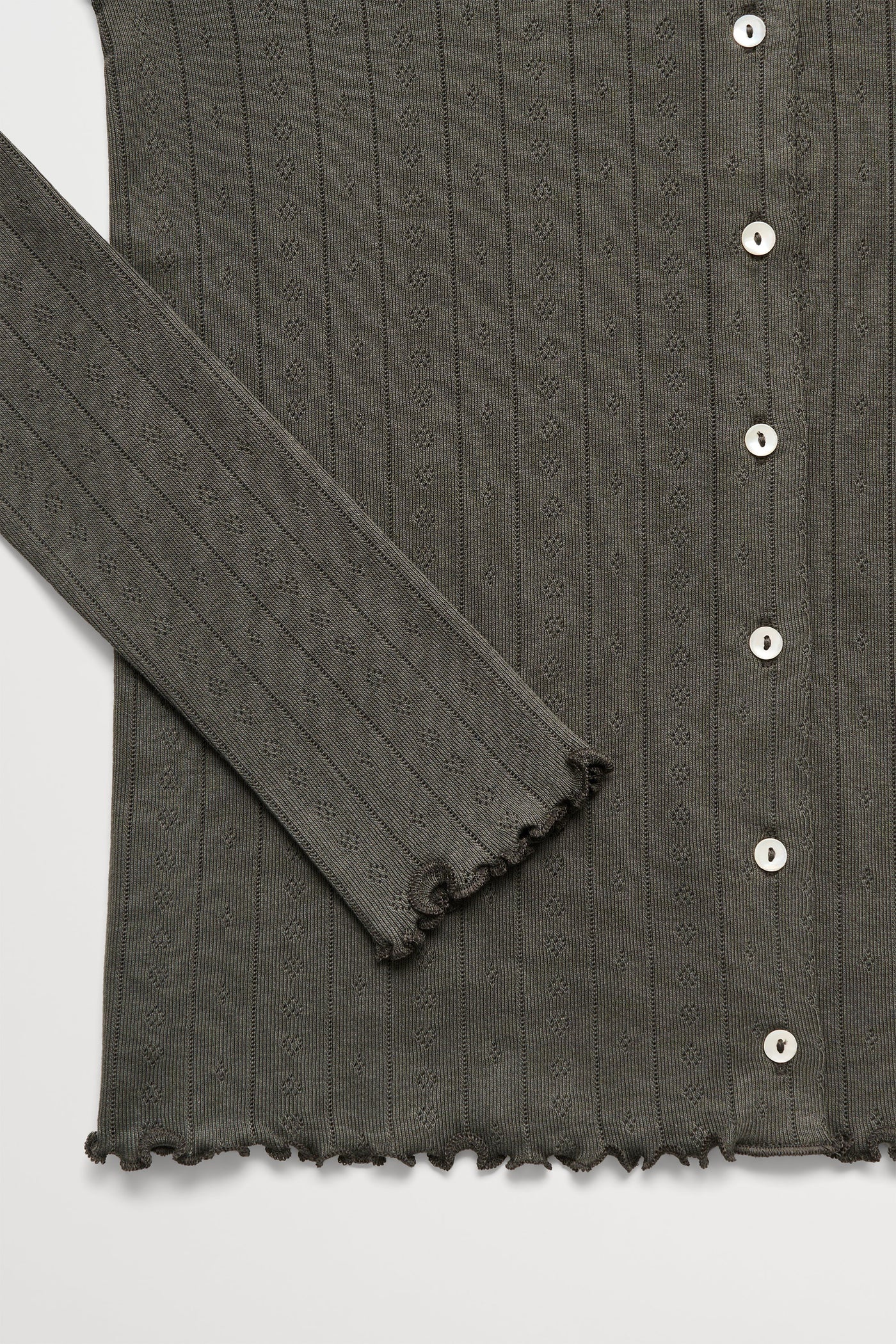 Skall Edie Cardigan in Dark Green
