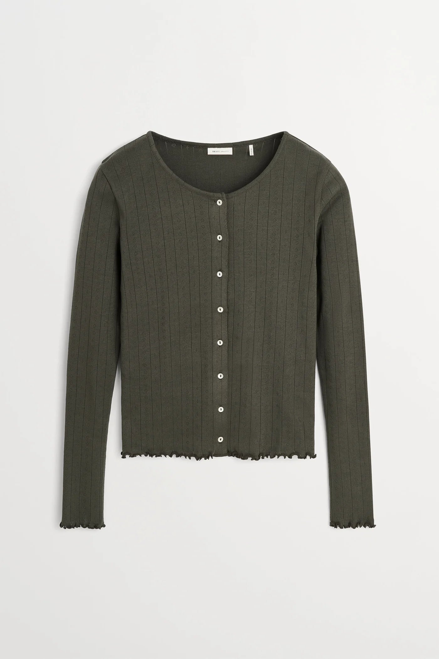 Skall Edie Cardigan in Dark Green