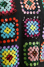 Essentiel Antwerp Karnaval Sweatshirt In Multi Sequin